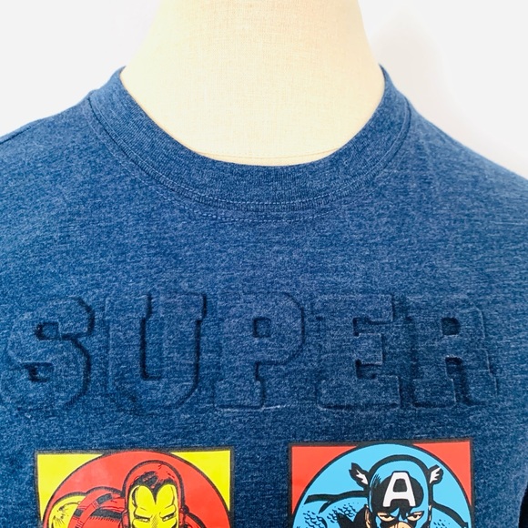 Marvel Child’s Super Hero Shirt Sz XL (14-16) GUC - Picture 4 of 7